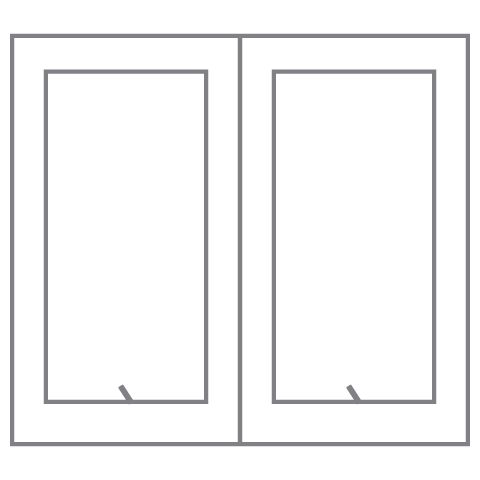 Double Casement Window Icon