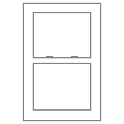 Double Hung Window Icon