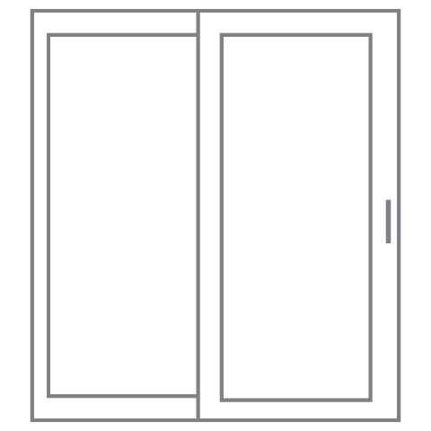 Bay 5' Patio Door Icon